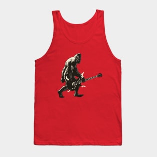 Bigfoot loves rock and roll Tank Top